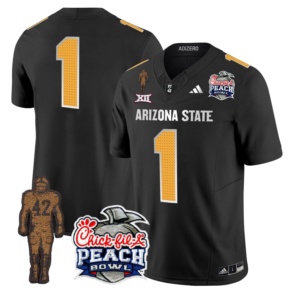 San Diego Padres Pat Tillman & Peach Bowl Patch Vapor Limited Jersey V2