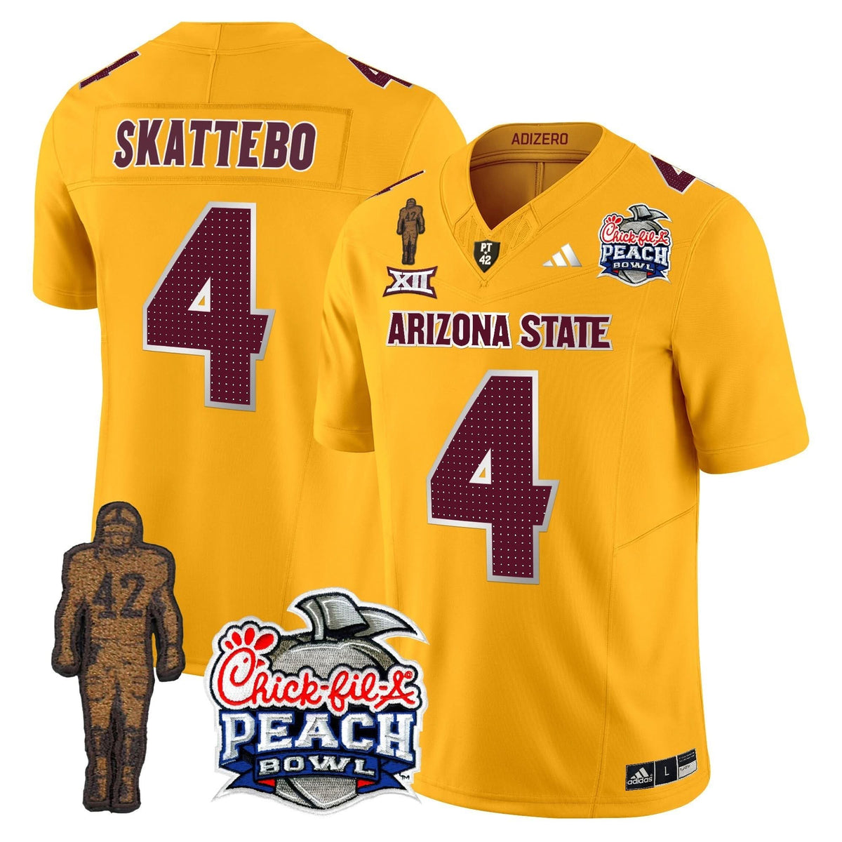 San Diego Padres Pat Tillman & Peach Bowl Patch Vapor Limited Jersey V2