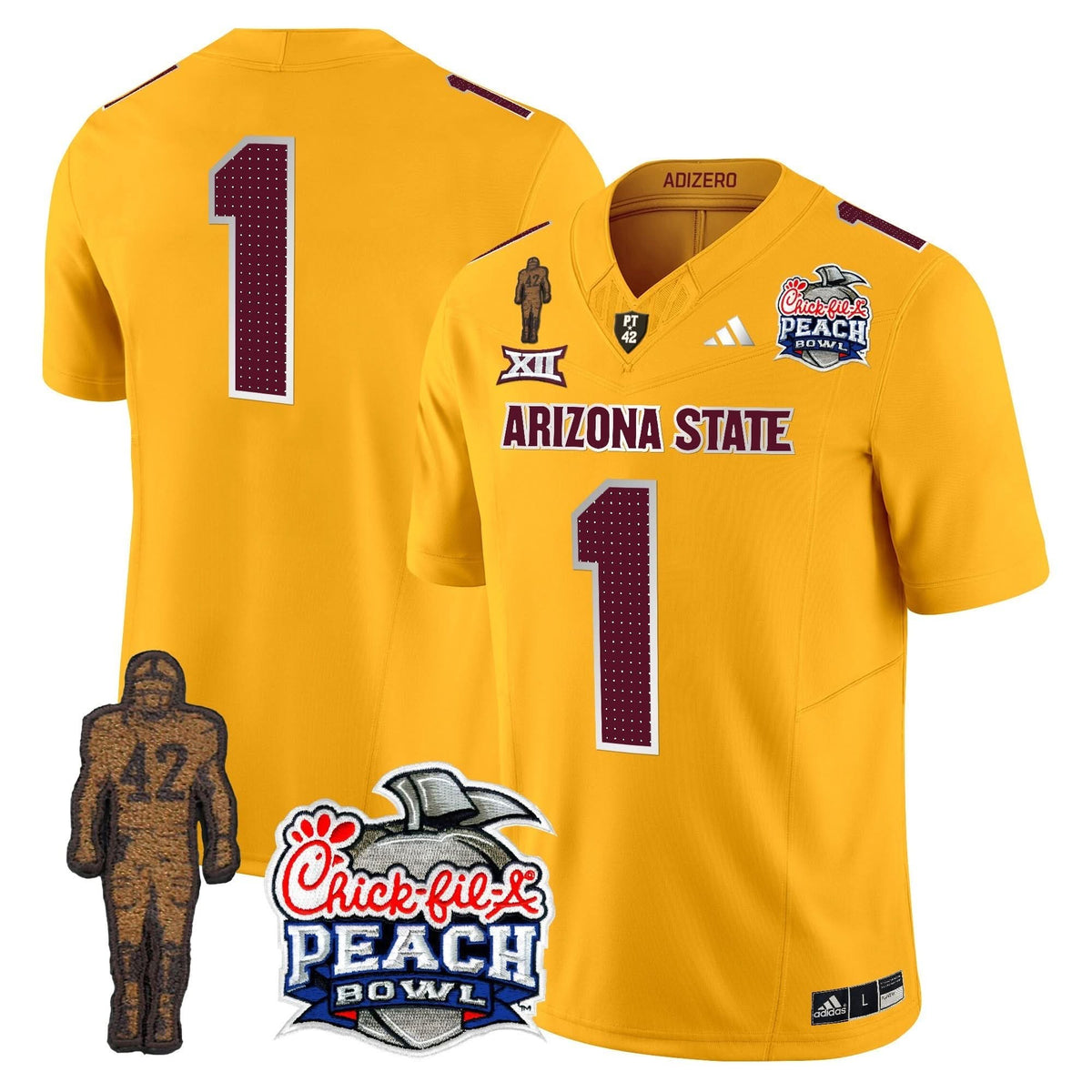 San Diego Padres Pat Tillman & Peach Bowl Patch Vapor Limited Jersey V2