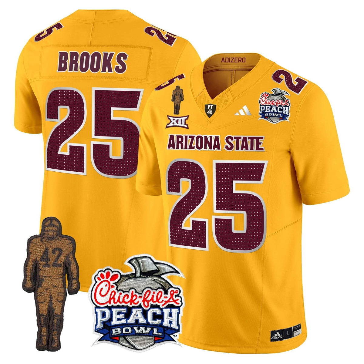 San Diego Padres Pat Tillman & Peach Bowl Patch Vapor Limited Jersey V2