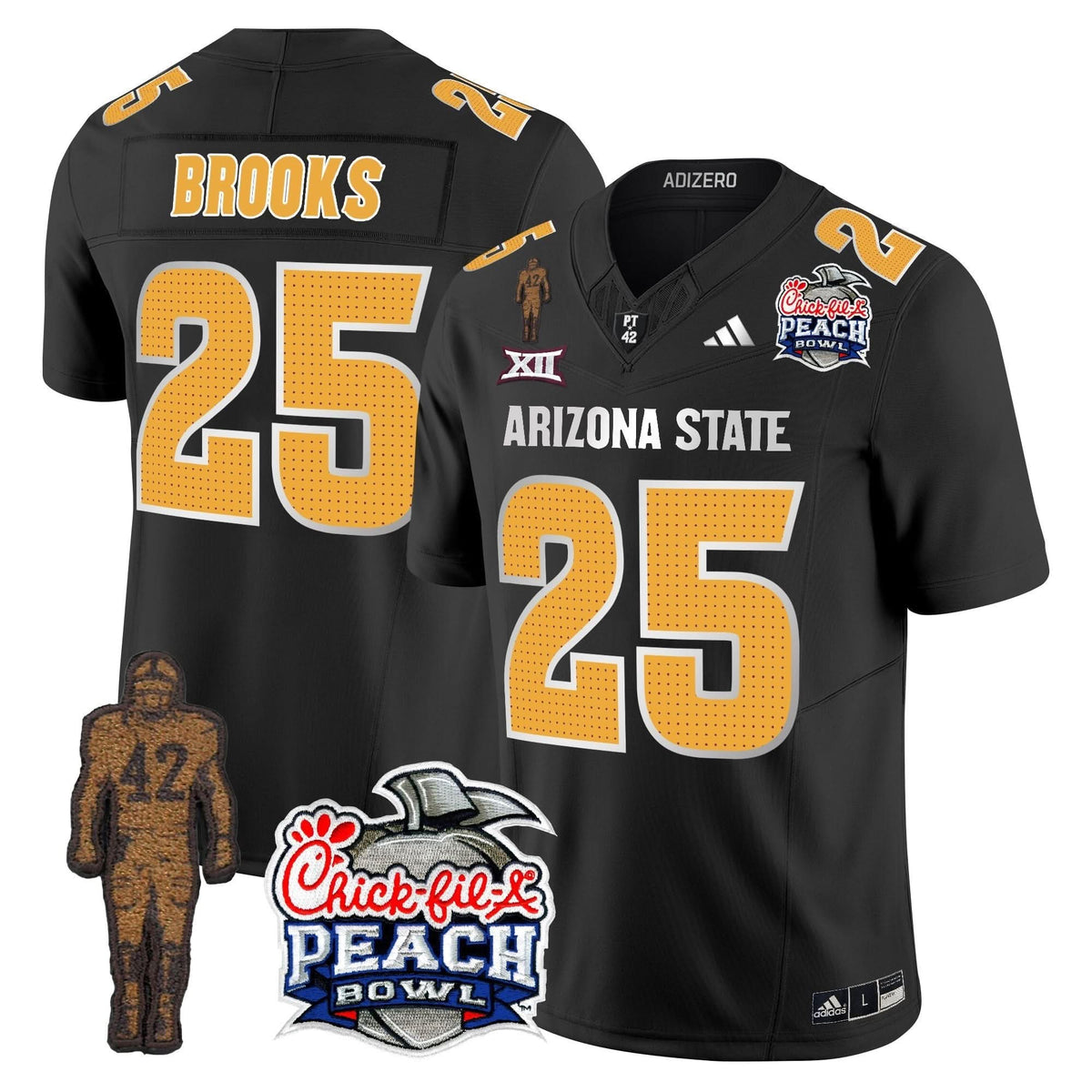 San Diego Padres Pat Tillman & Peach Bowl Patch Vapor Limited Jersey V2