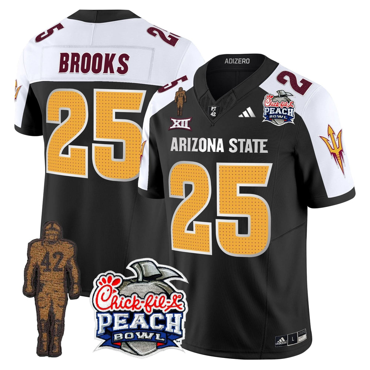 San Diego Padres Pat Tillman & Peach Bowl Patch Vapor Limited Jersey V2