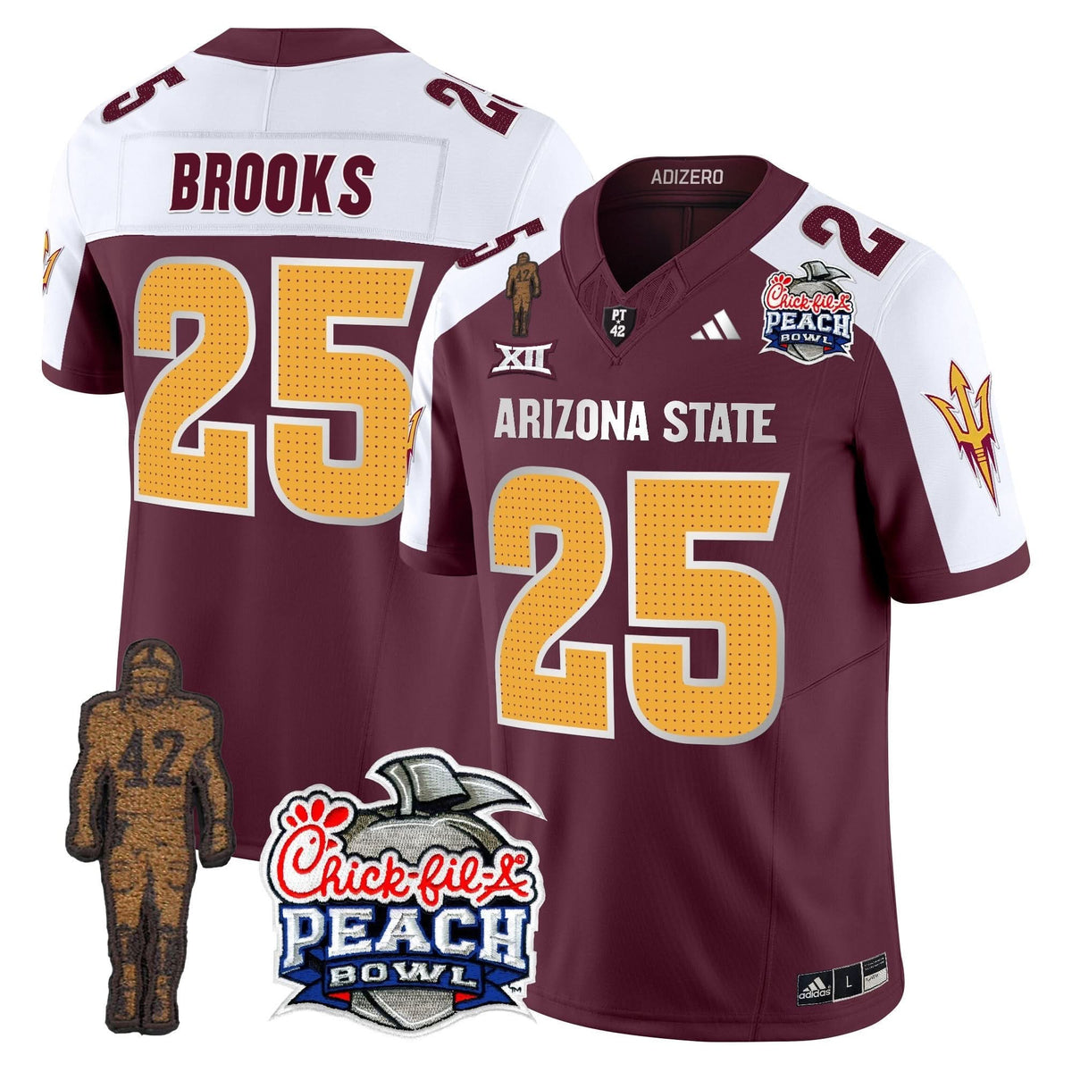 San Diego Padres Pat Tillman & Peach Bowl Patch Vapor Limited Jersey V2