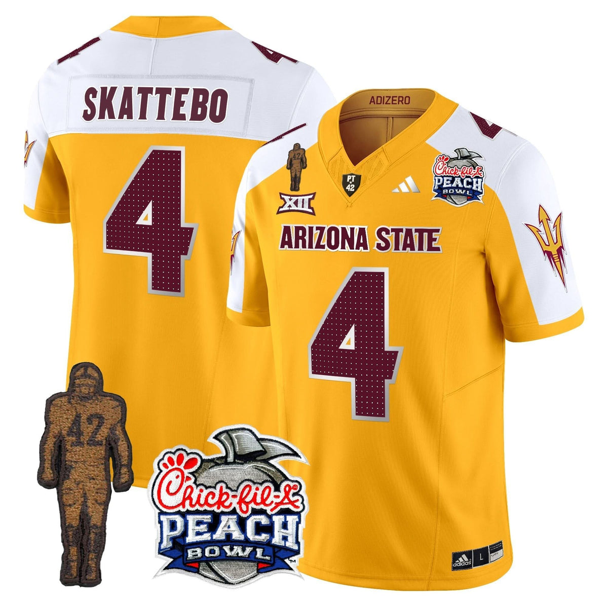 San Diego Padres Pat Tillman & Peach Bowl Patch Vapor Limited Jersey V2