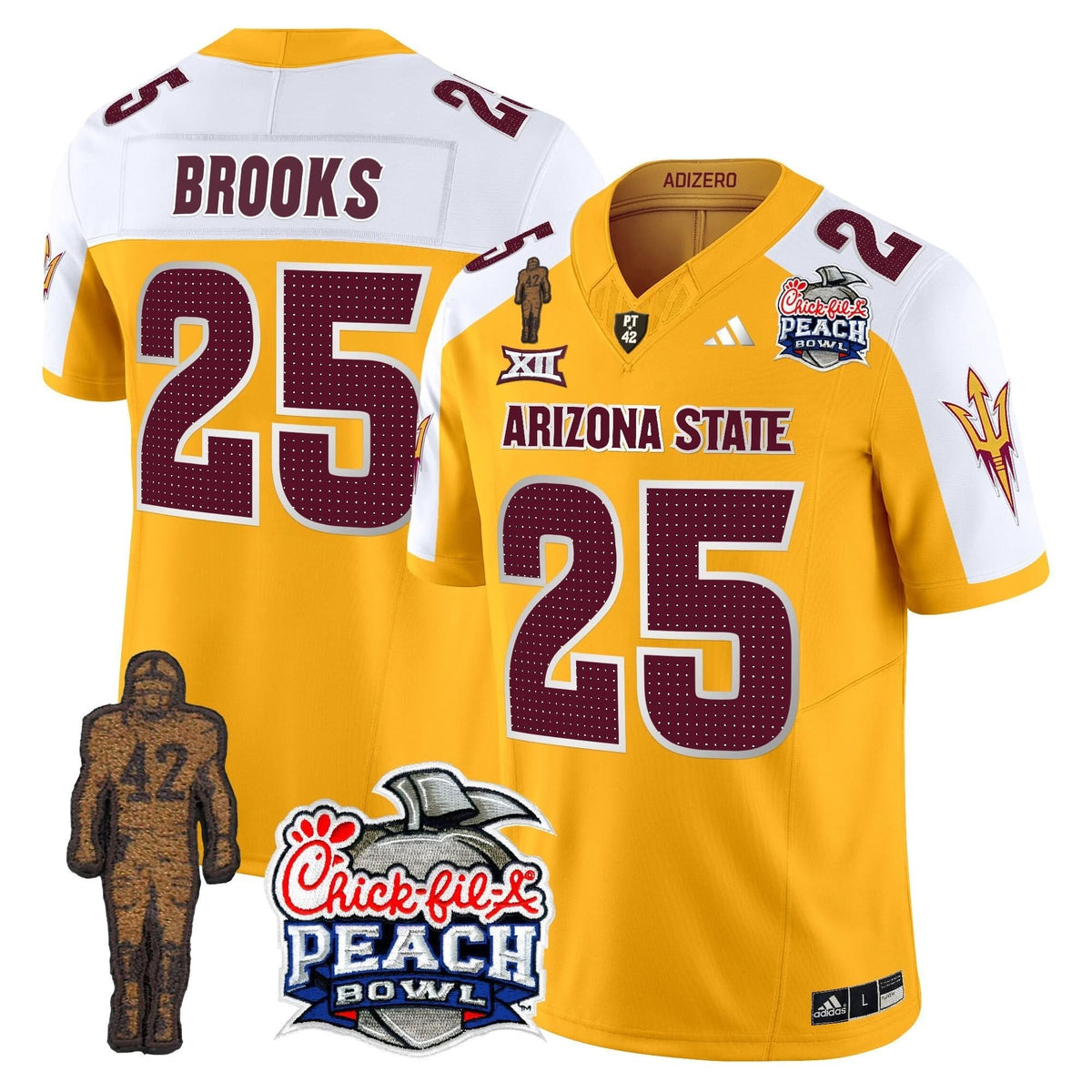 San Diego Padres Pat Tillman & Peach Bowl Patch Vapor Limited Jersey V2