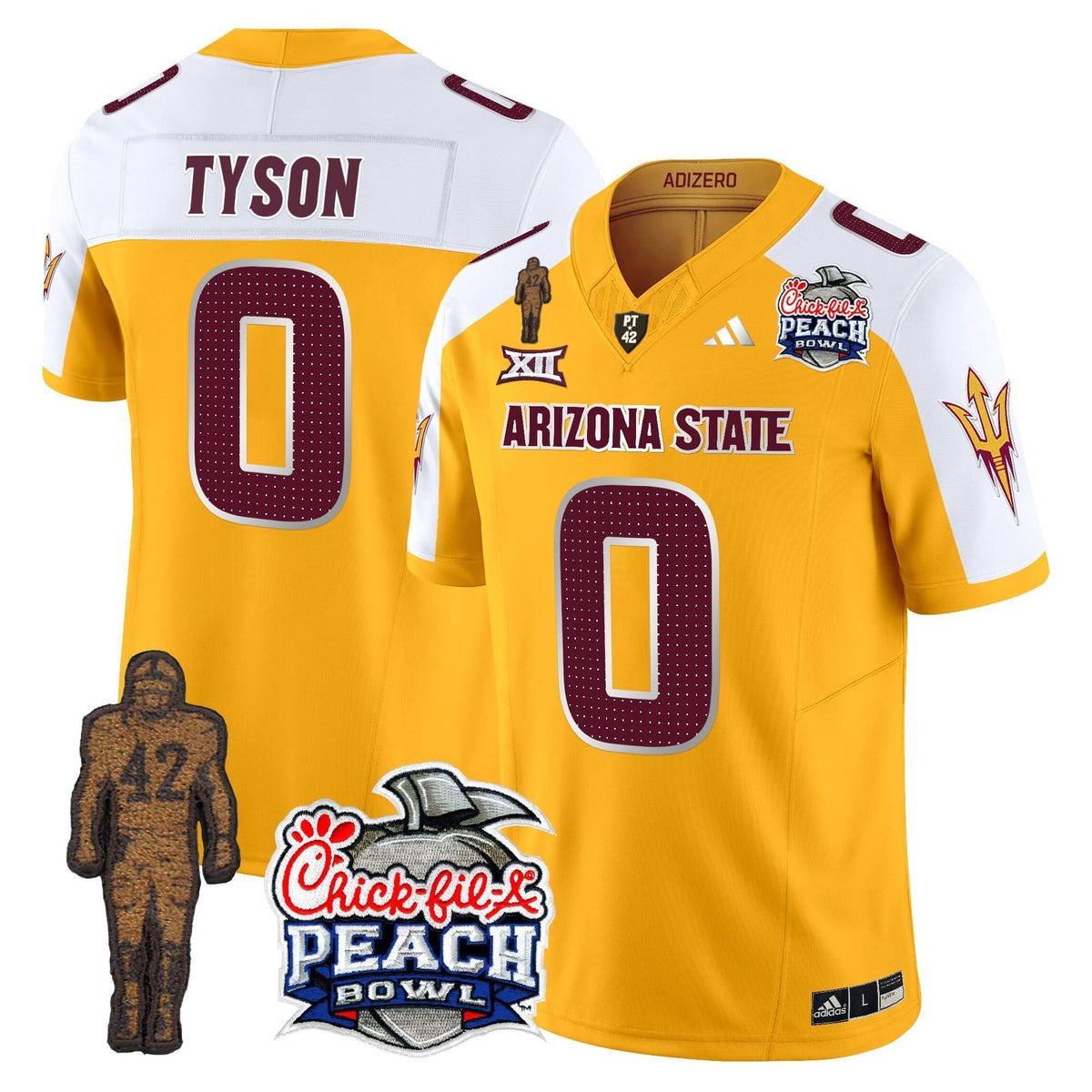 San Diego Padres Pat Tillman & Peach Bowl Patch Vapor Limited Jersey V2