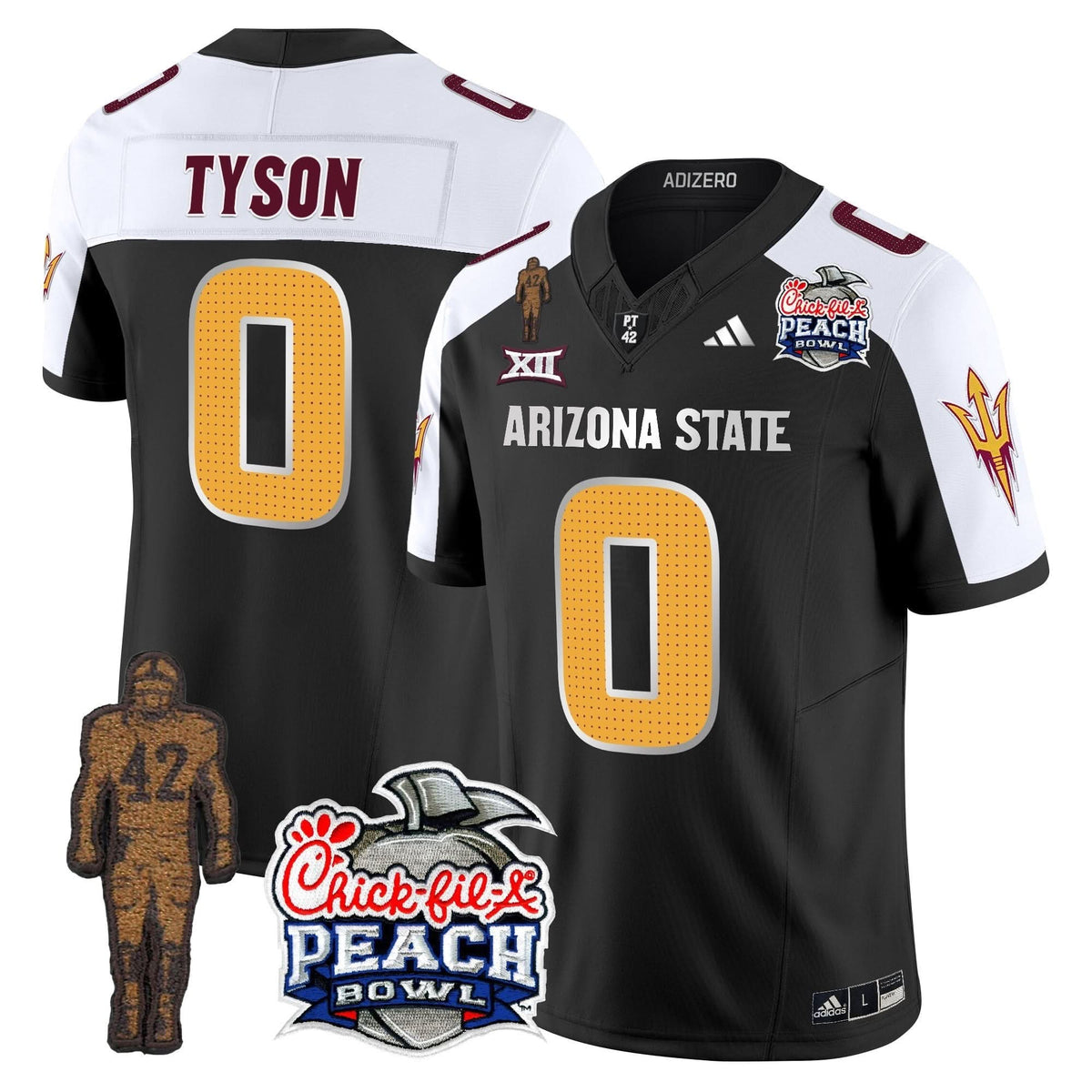 San Diego Padres Pat Tillman & Peach Bowl Patch Vapor Limited Jersey V2