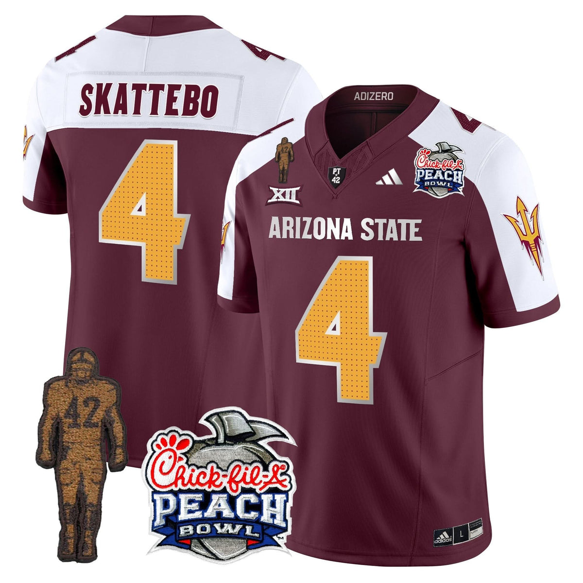 San Diego Padres Pat Tillman & Peach Bowl Patch Vapor Limited Jersey V2