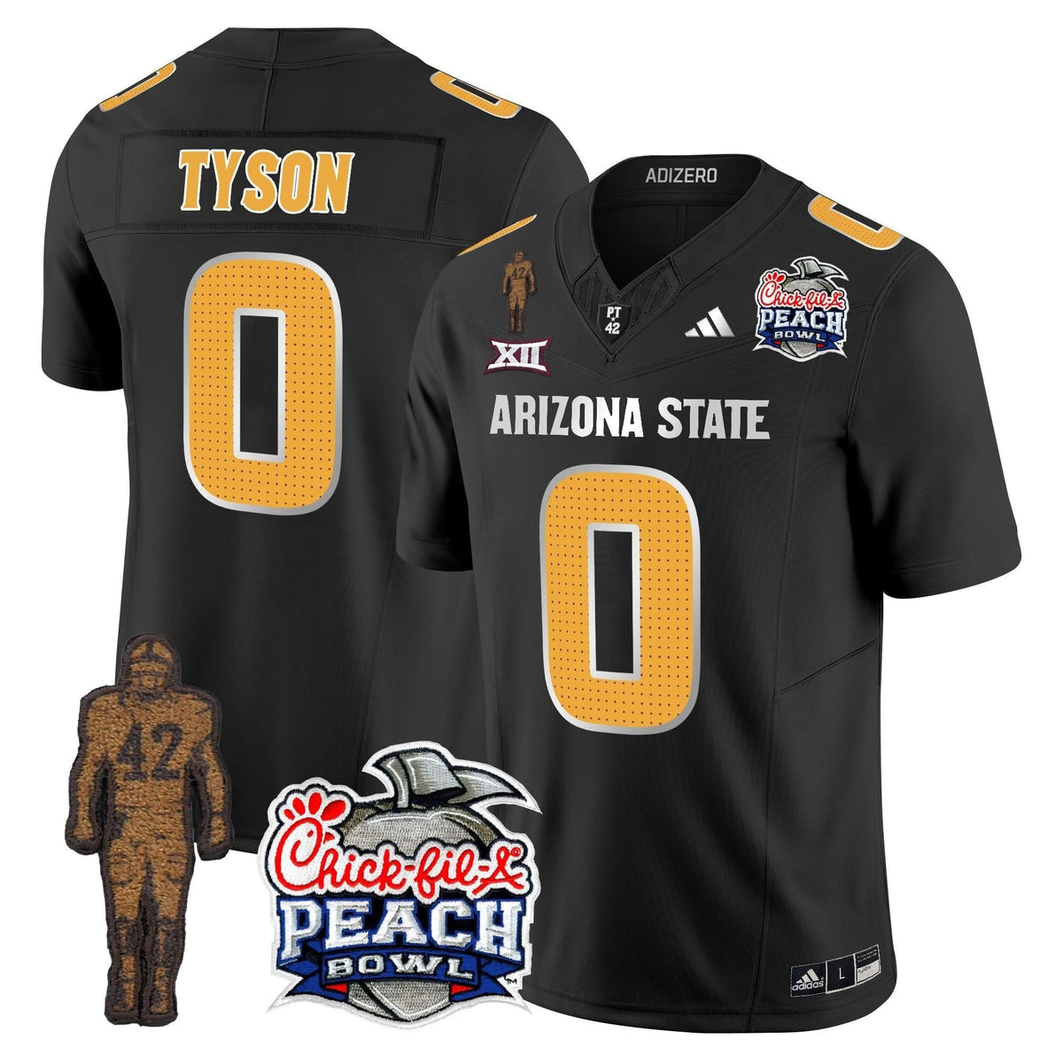 San Diego Padres Pat Tillman & Peach Bowl Patch Vapor Limited Jersey V2