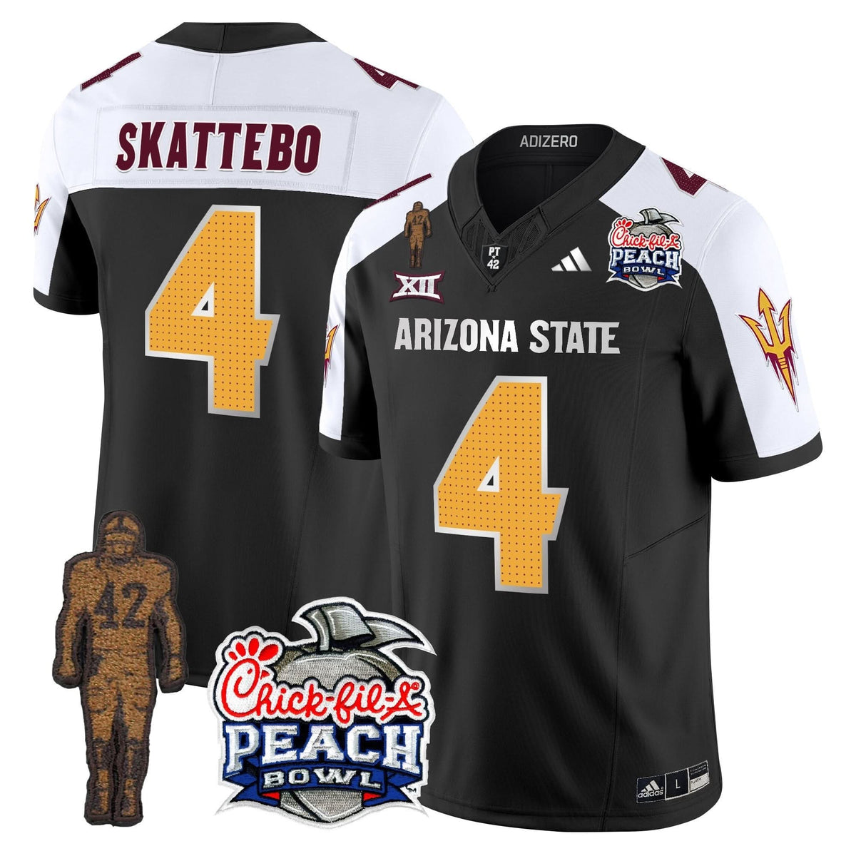 San Diego Padres Pat Tillman & Peach Bowl Patch Vapor Limited Jersey V2