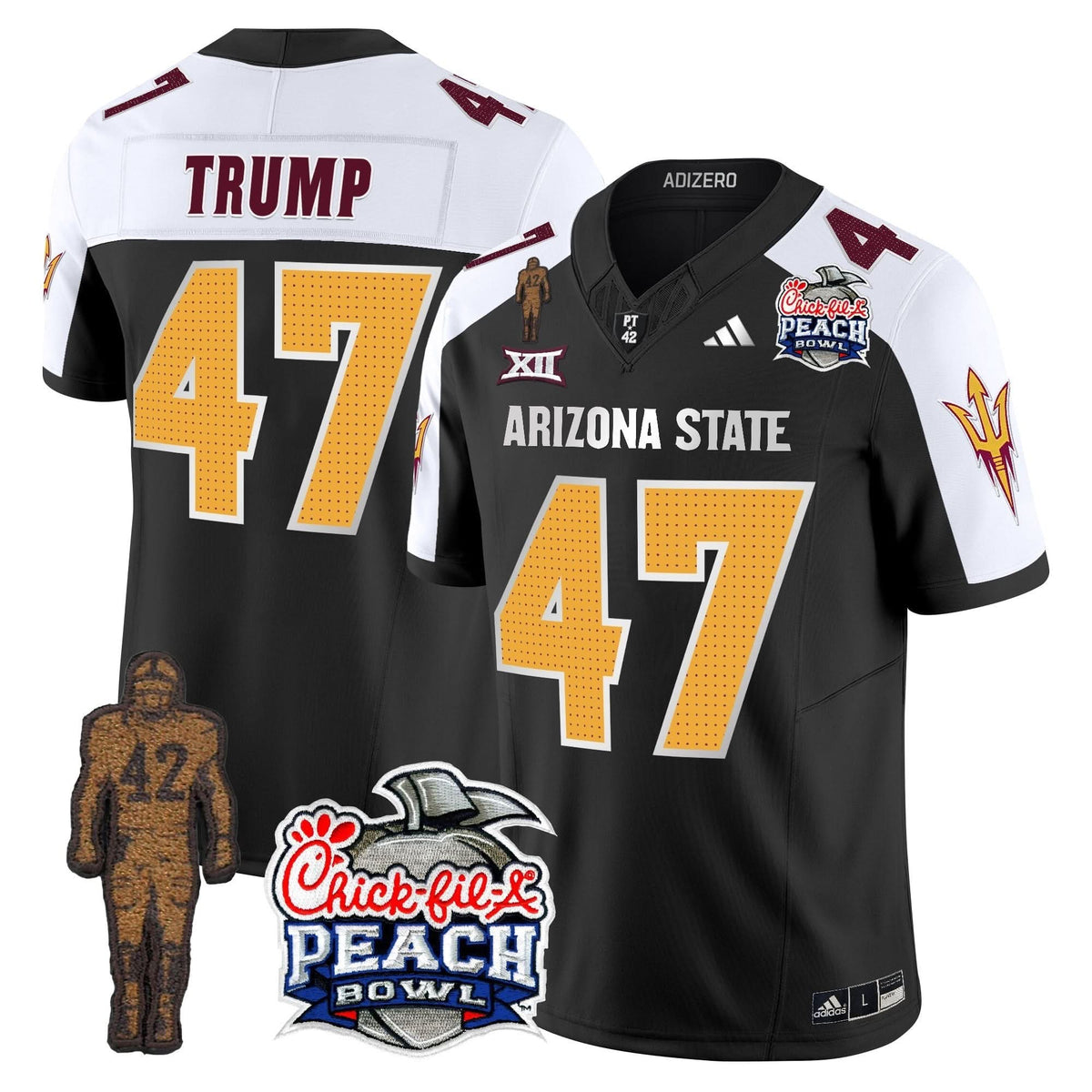 San Diego Padres Pat Tillman & Peach Bowl Patch Vapor Limited Jersey V2