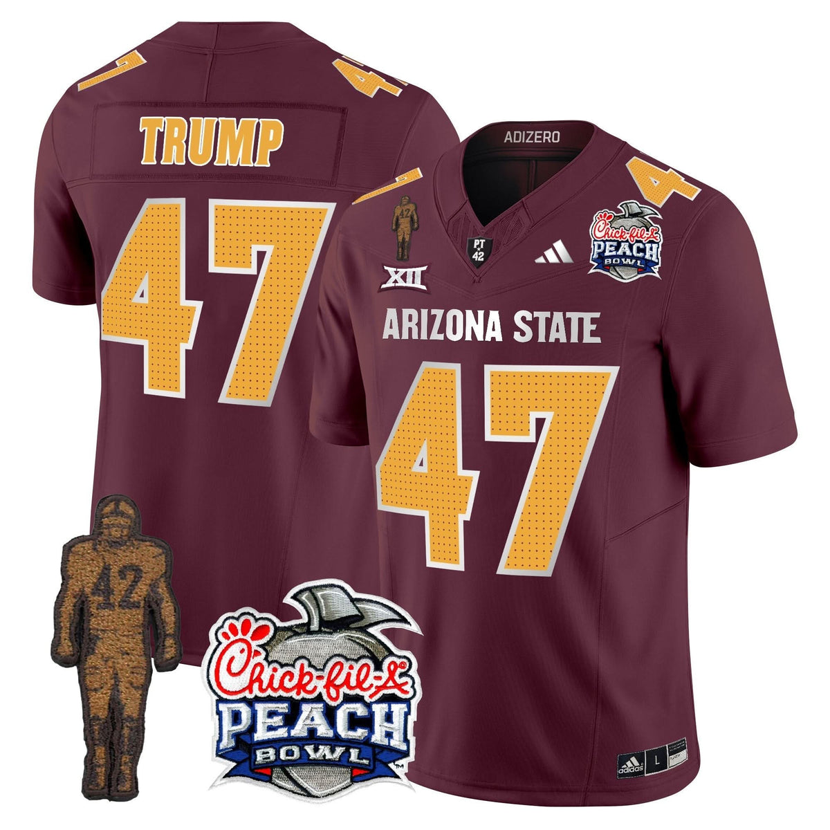 San Diego Padres Pat Tillman & Peach Bowl Patch Vapor Limited Jersey V2