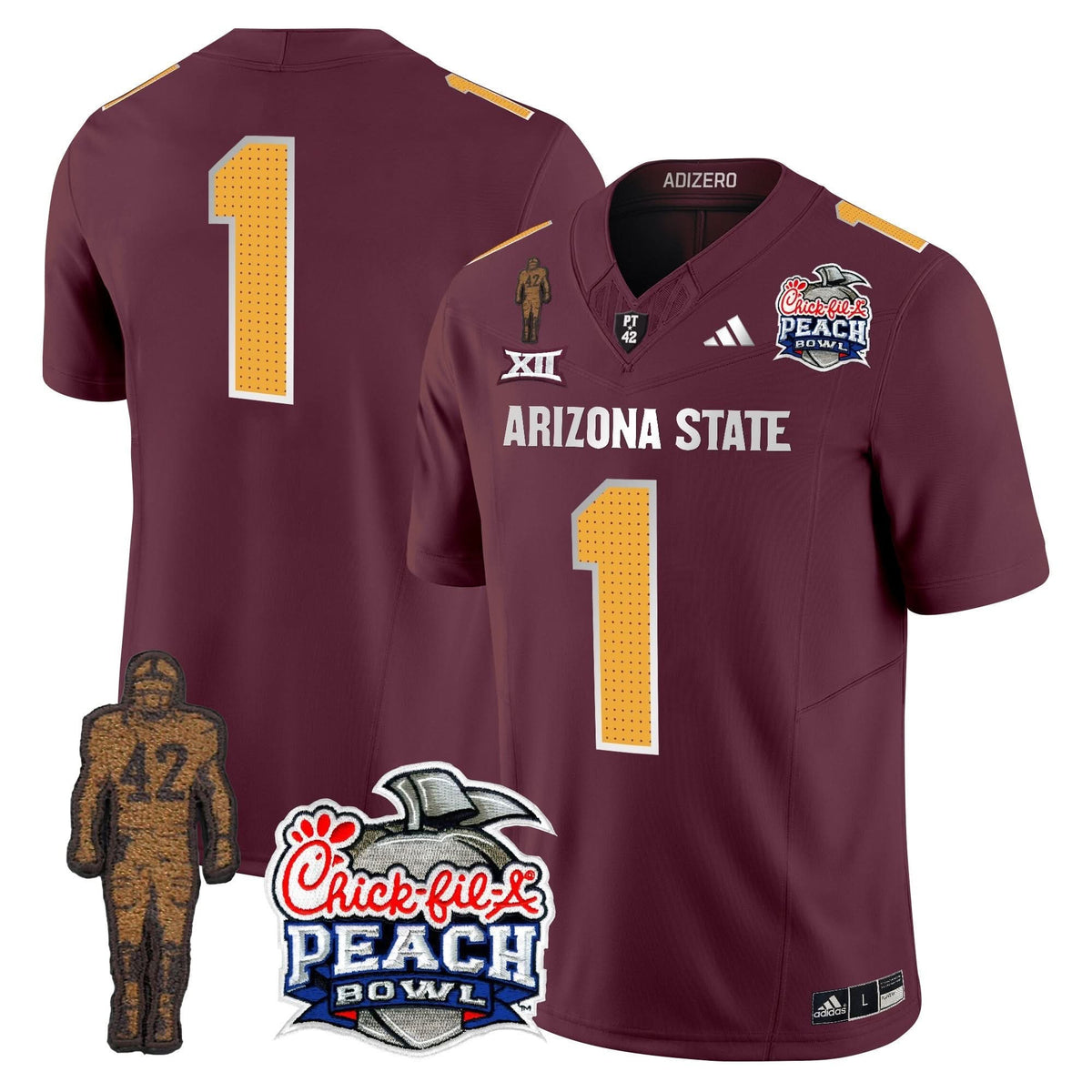 San Diego Padres Pat Tillman & Peach Bowl Patch Vapor Limited Jersey V2