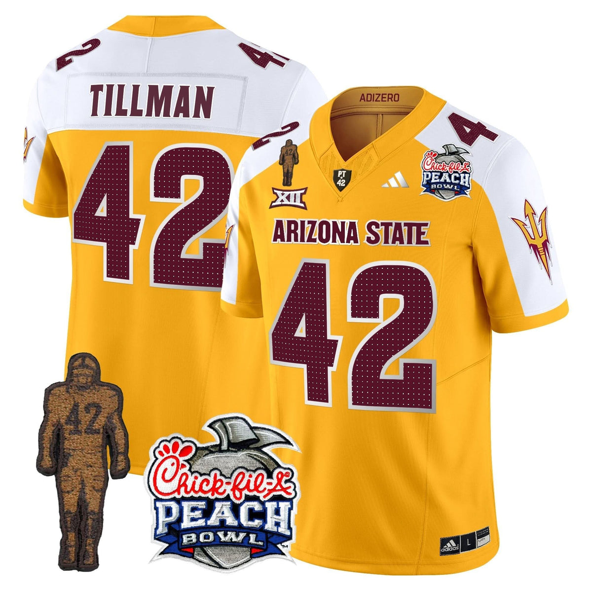 San Diego Padres Pat Tillman & Peach Bowl Patch Vapor Limited Jersey V2