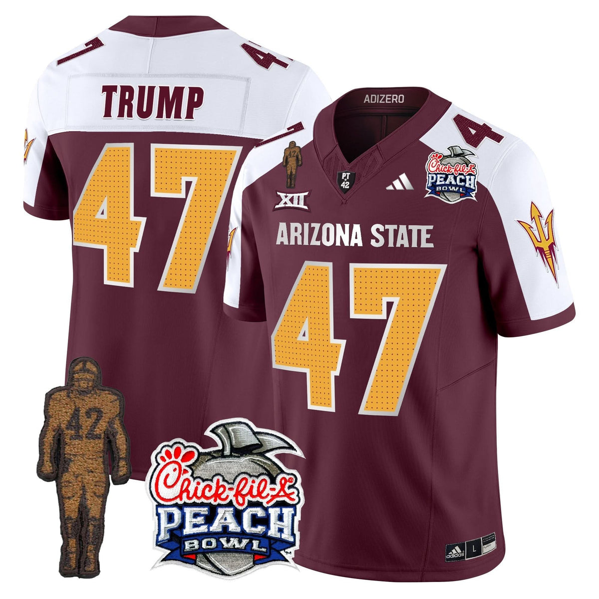 San Diego Padres Pat Tillman & Peach Bowl Patch Vapor Limited Jersey V2