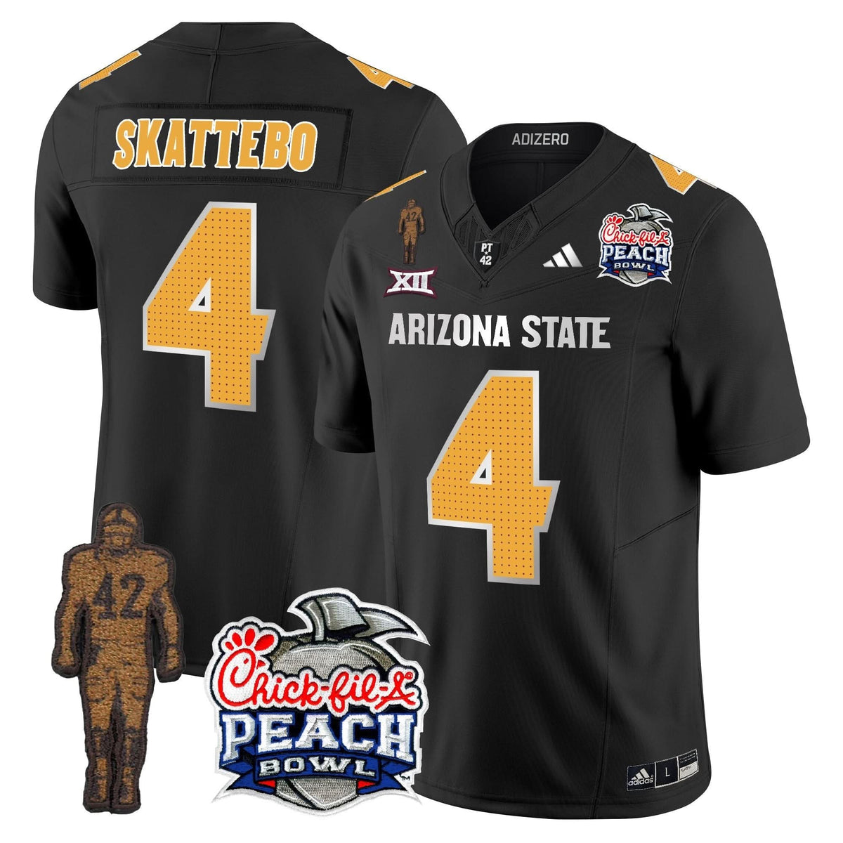 San Diego Padres Pat Tillman & Peach Bowl Patch Vapor Limited Jersey V2