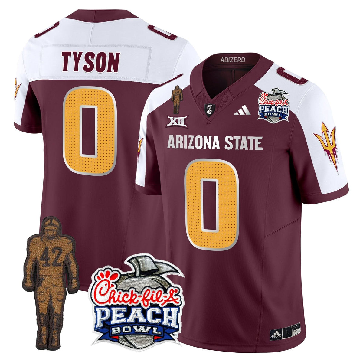 San Diego Padres Pat Tillman & Peach Bowl Patch Vapor Limited Jersey V2