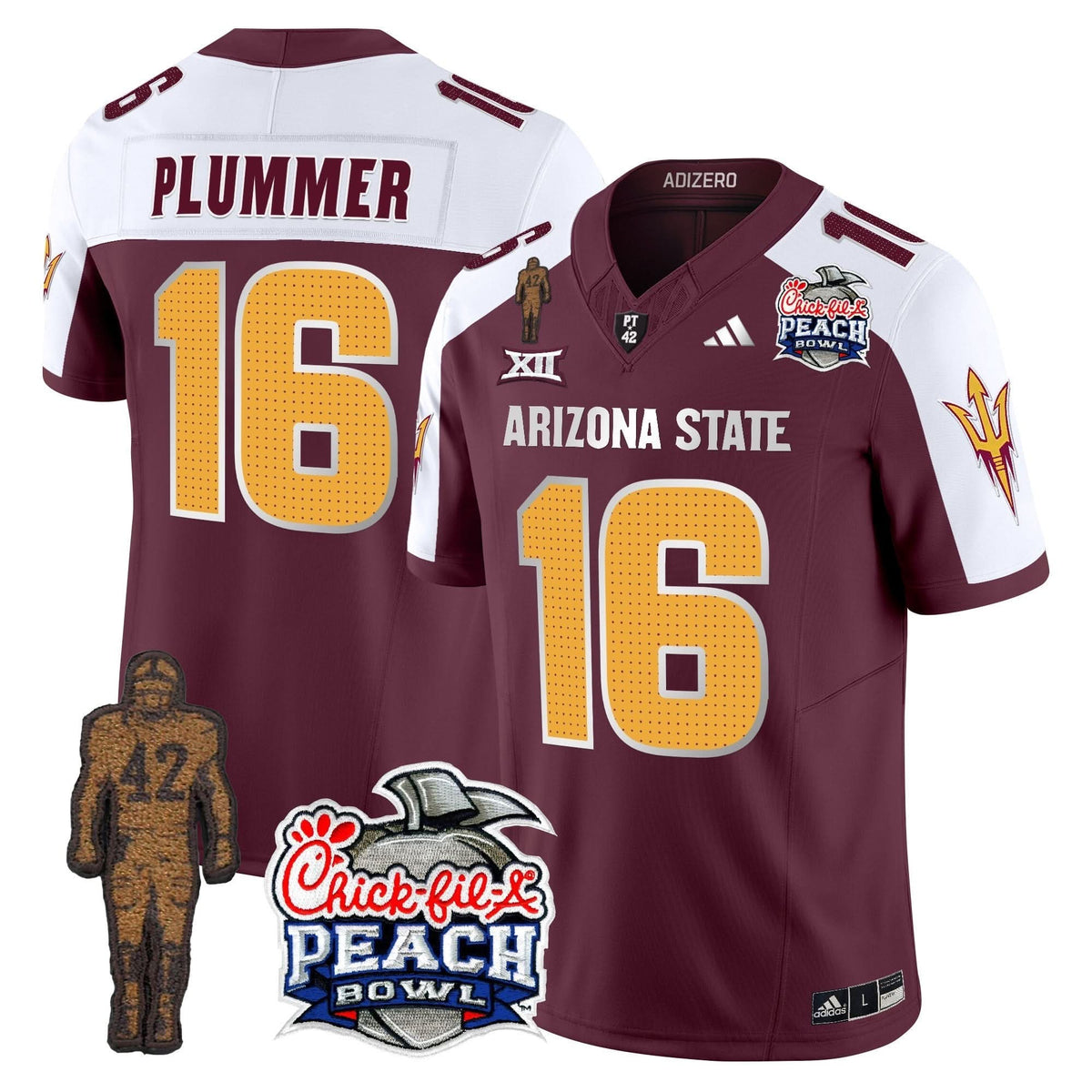 San Diego Padres Pat Tillman & Peach Bowl Patch Vapor Limited Jersey V2