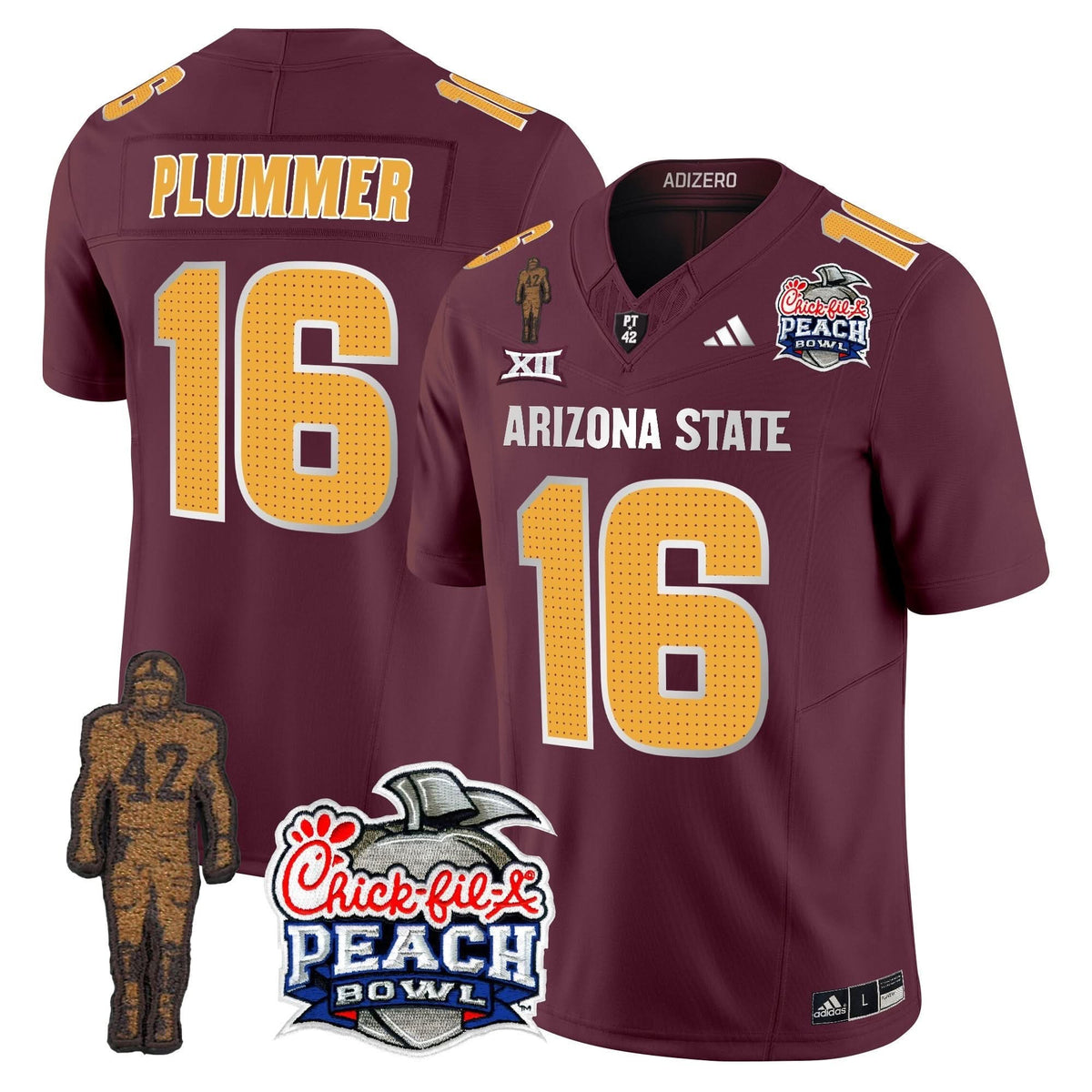 San Diego Padres Pat Tillman & Peach Bowl Patch Vapor Limited Jersey V2