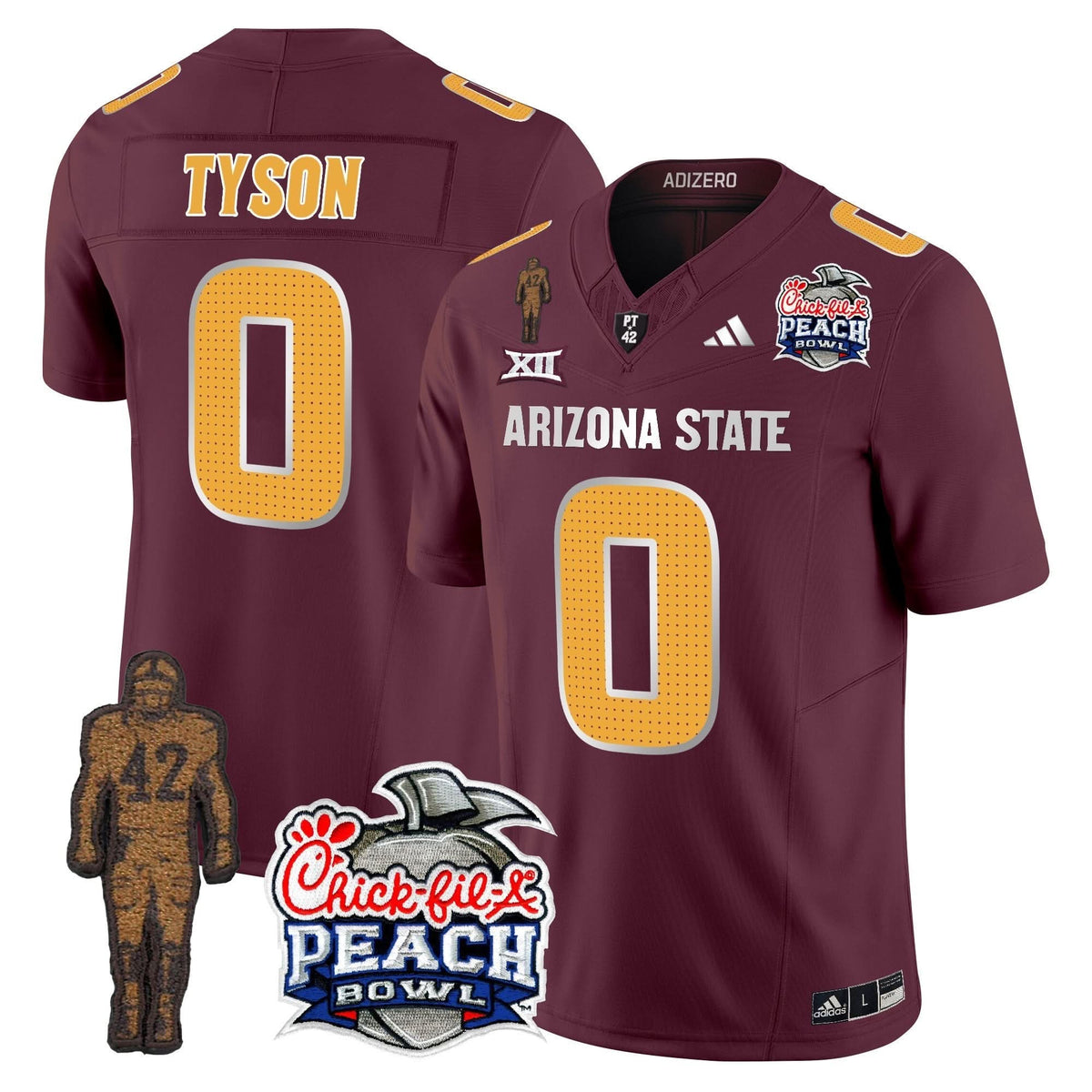 San Diego Padres Pat Tillman & Peach Bowl Patch Vapor Limited Jersey V2