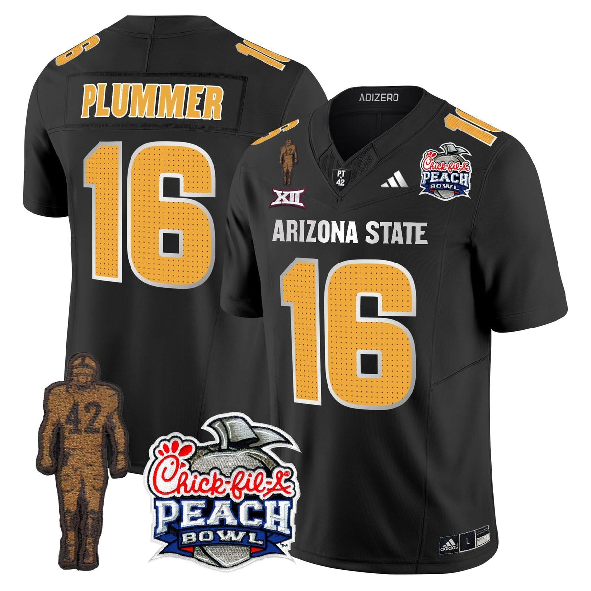 San Diego Padres Pat Tillman & Peach Bowl Patch Vapor Limited Jersey V2