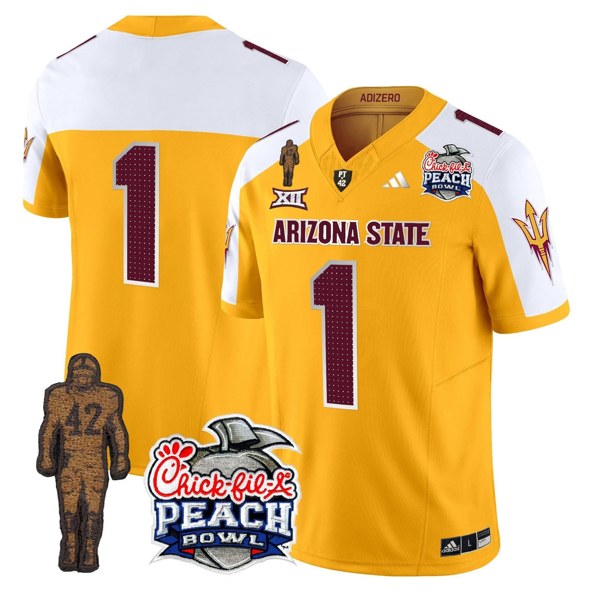 San Diego Padres Pat Tillman & Peach Bowl Patch Vapor Limited Jersey V2