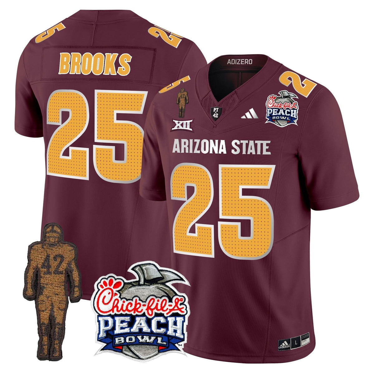 San Diego Padres Pat Tillman & Peach Bowl Patch Vapor Limited Jersey V2