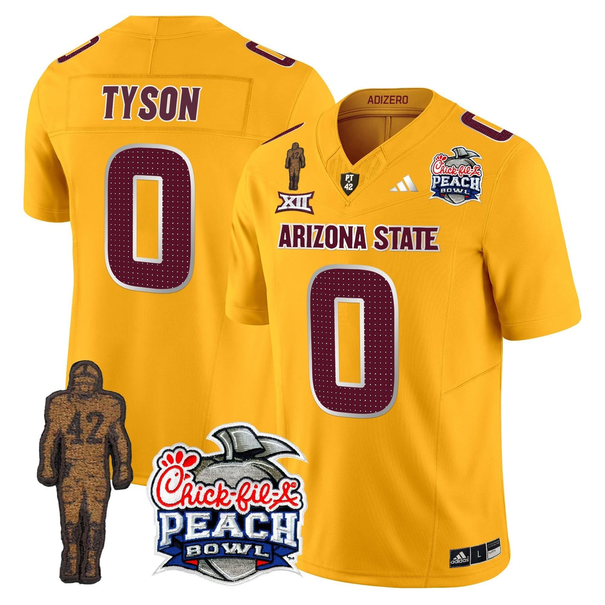 San Diego Padres Pat Tillman & Peach Bowl Patch Vapor Limited Jersey V2