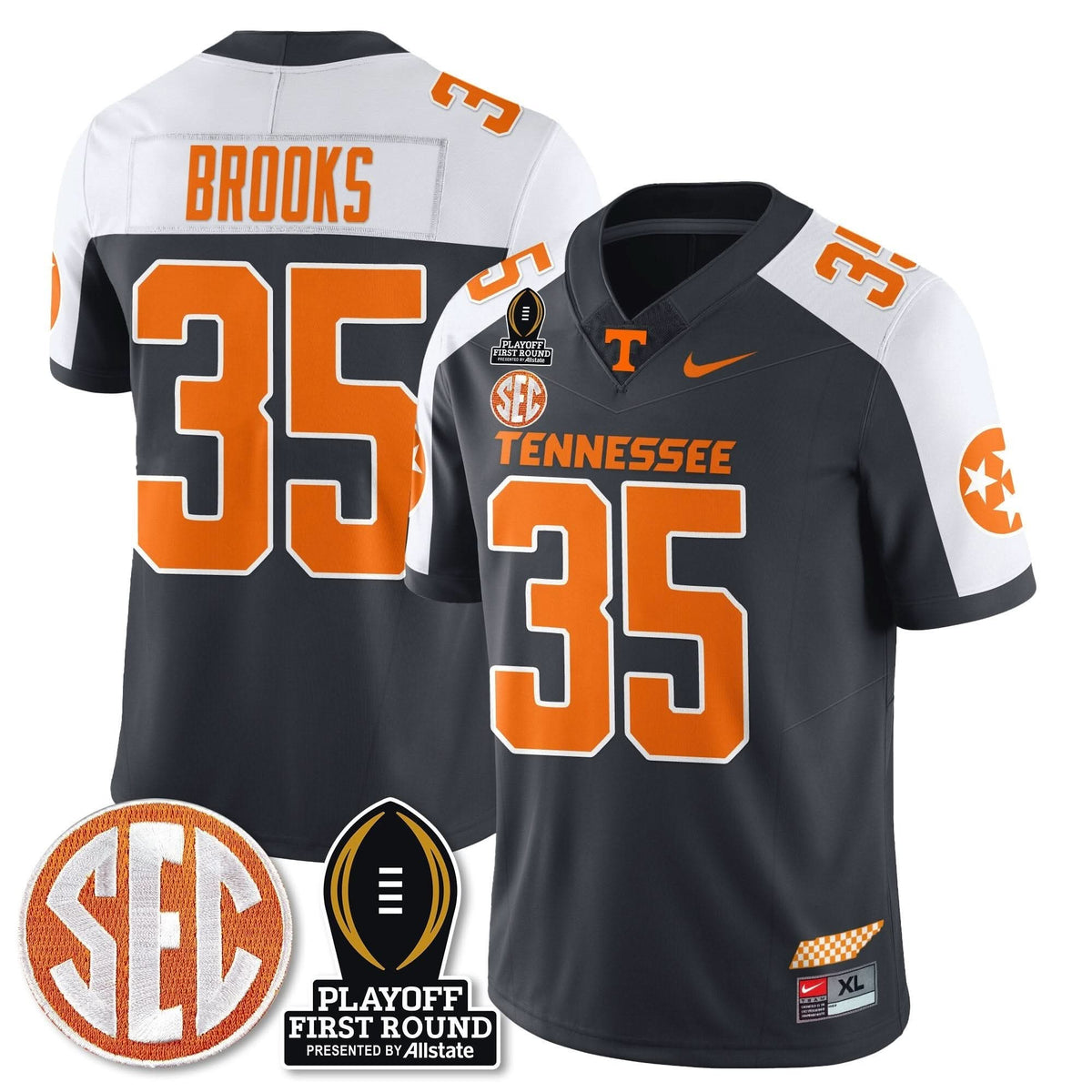 Tennessee Volunteers Football Jersey - Playoff First Round Patch