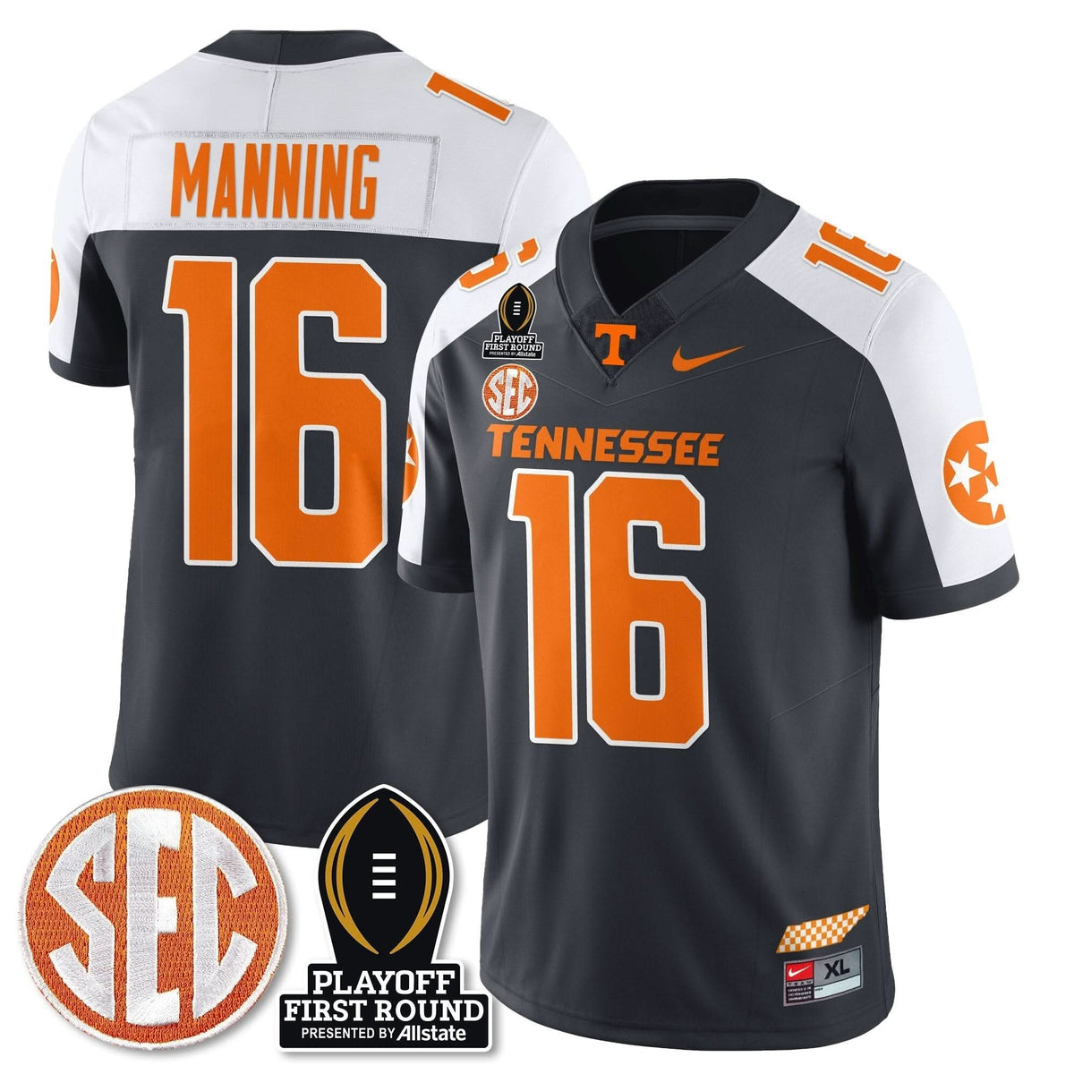 Tennessee Volunteers Football Jersey - Playoff First Round Patch