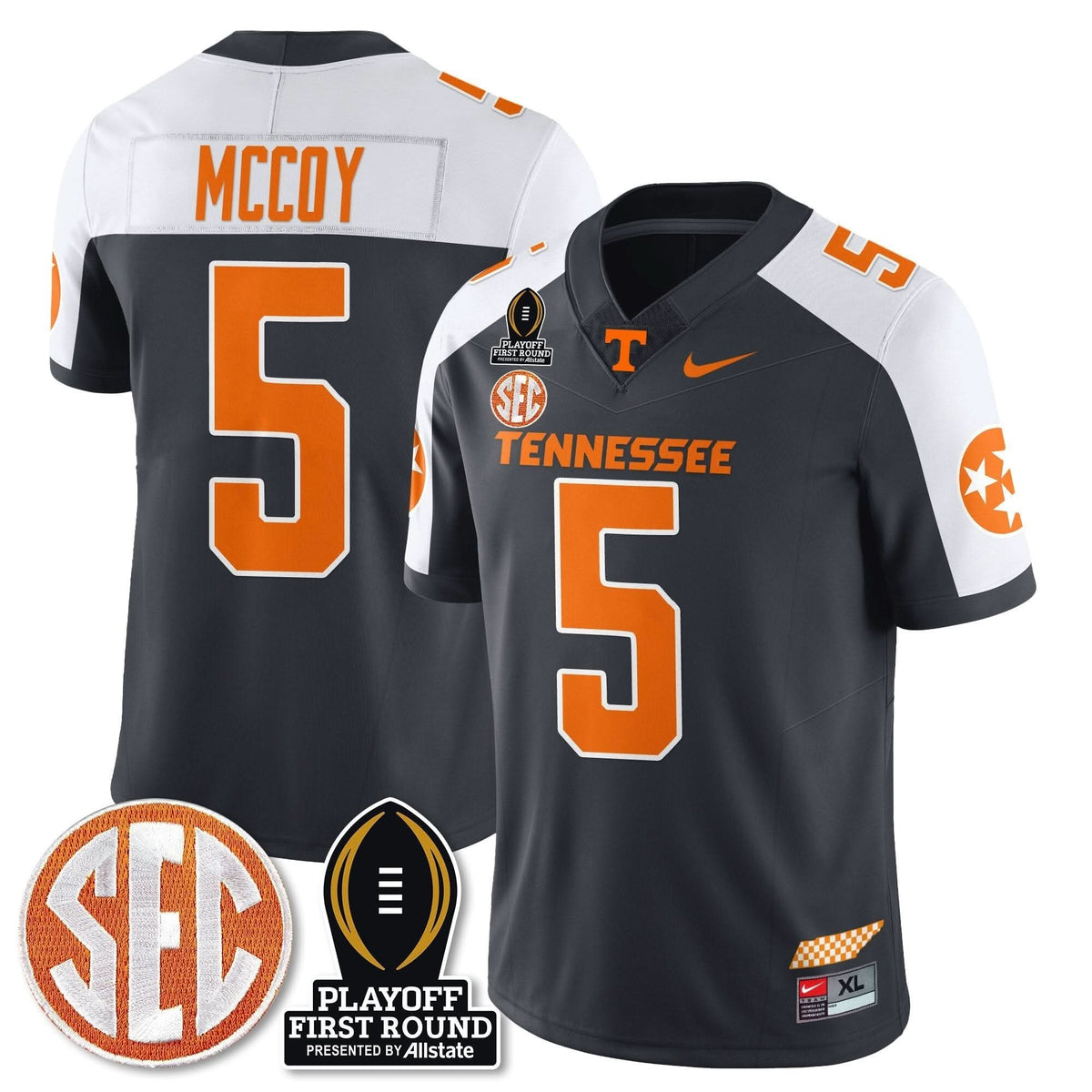 Tennessee Volunteers Football Jersey - Playoff First Round Patch