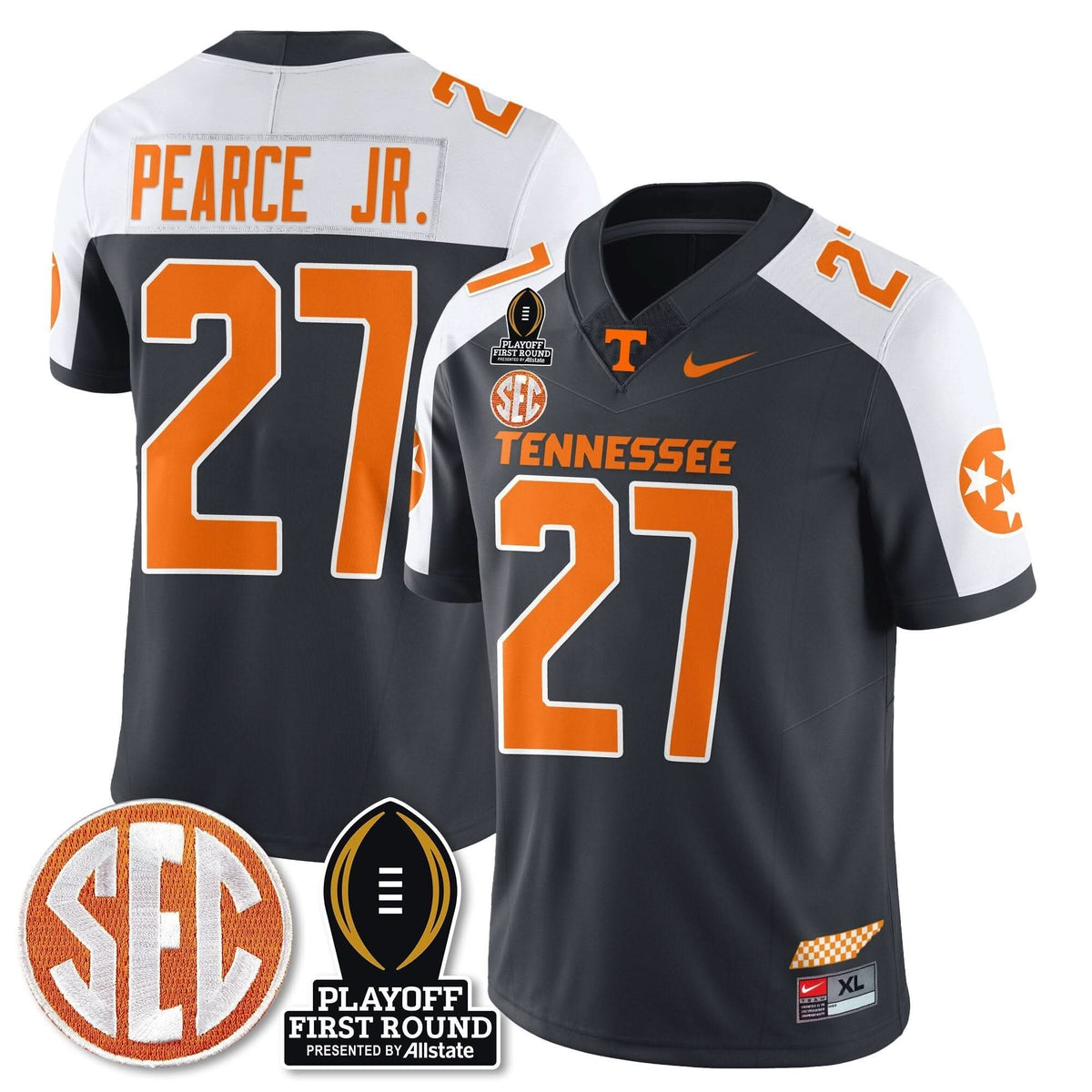 Tennessee Volunteers Football Jersey - Playoff First Round Patch