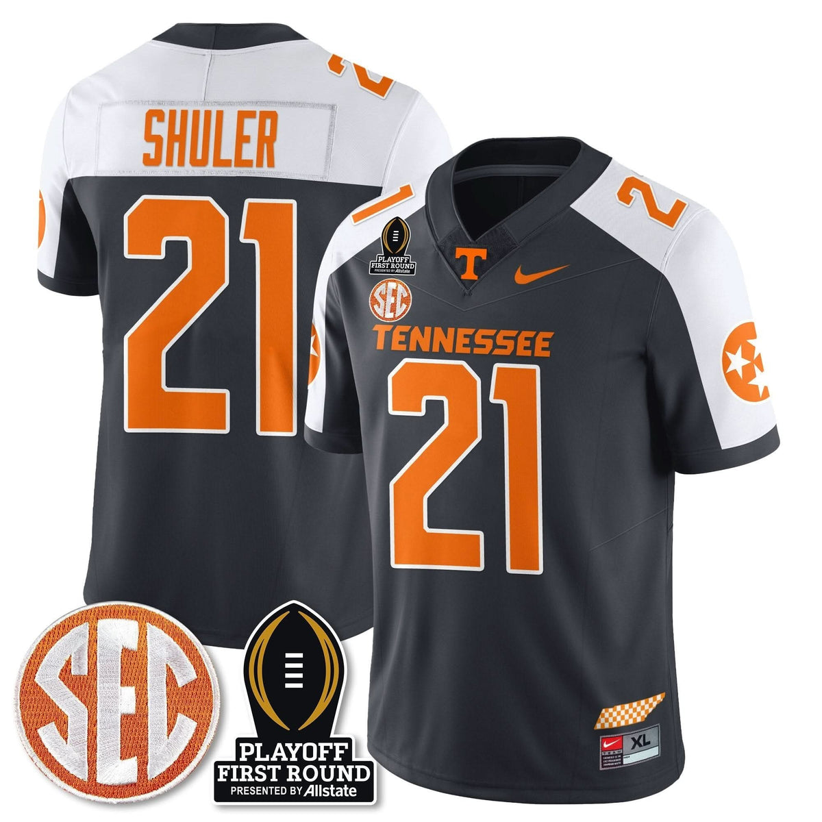 Tennessee Volunteers Football Jersey - Playoff First Round Patch