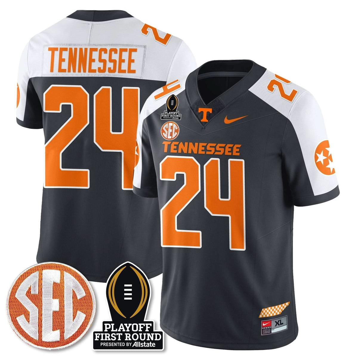 Tennessee Volunteers Football Jersey - Playoff First Round Patch