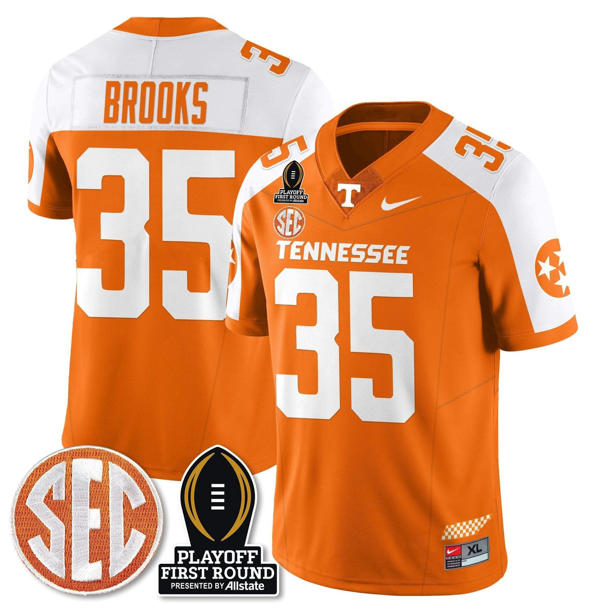 Tennessee Volunteers Football Jersey - Playoff First Round Patch
