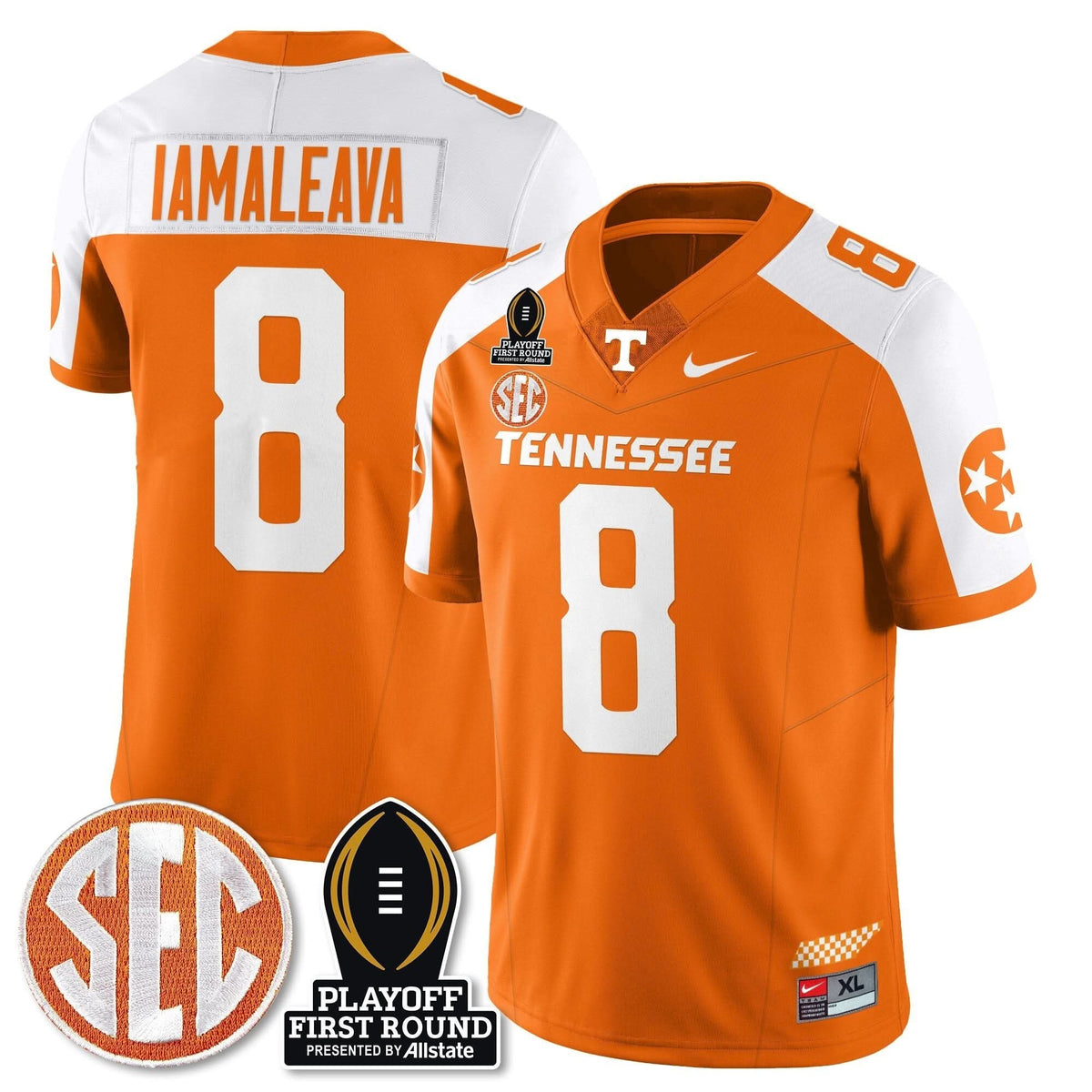 Tennessee Volunteers Football Jersey - Playoff First Round Patch