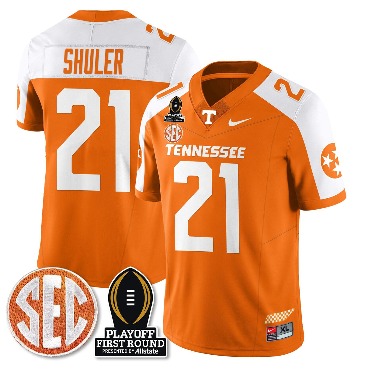 Tennessee Volunteers Football Jersey - Playoff First Round Patch