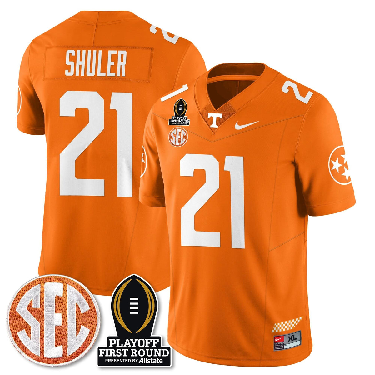 Tennessee Volunteers Football Jersey - Playoff First Round Patch
