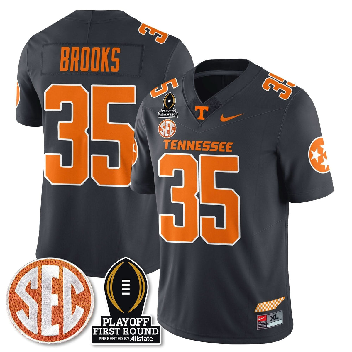 Tennessee Volunteers Football Jersey - Playoff First Round Patch