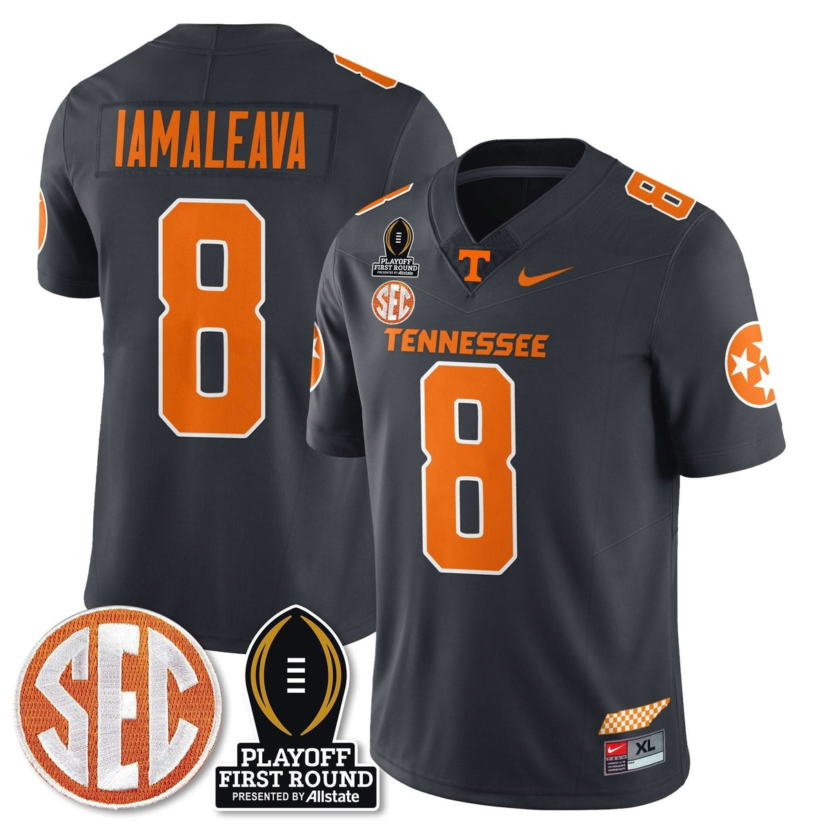 Tennessee Volunteers Football Jersey - Playoff First Round Patch