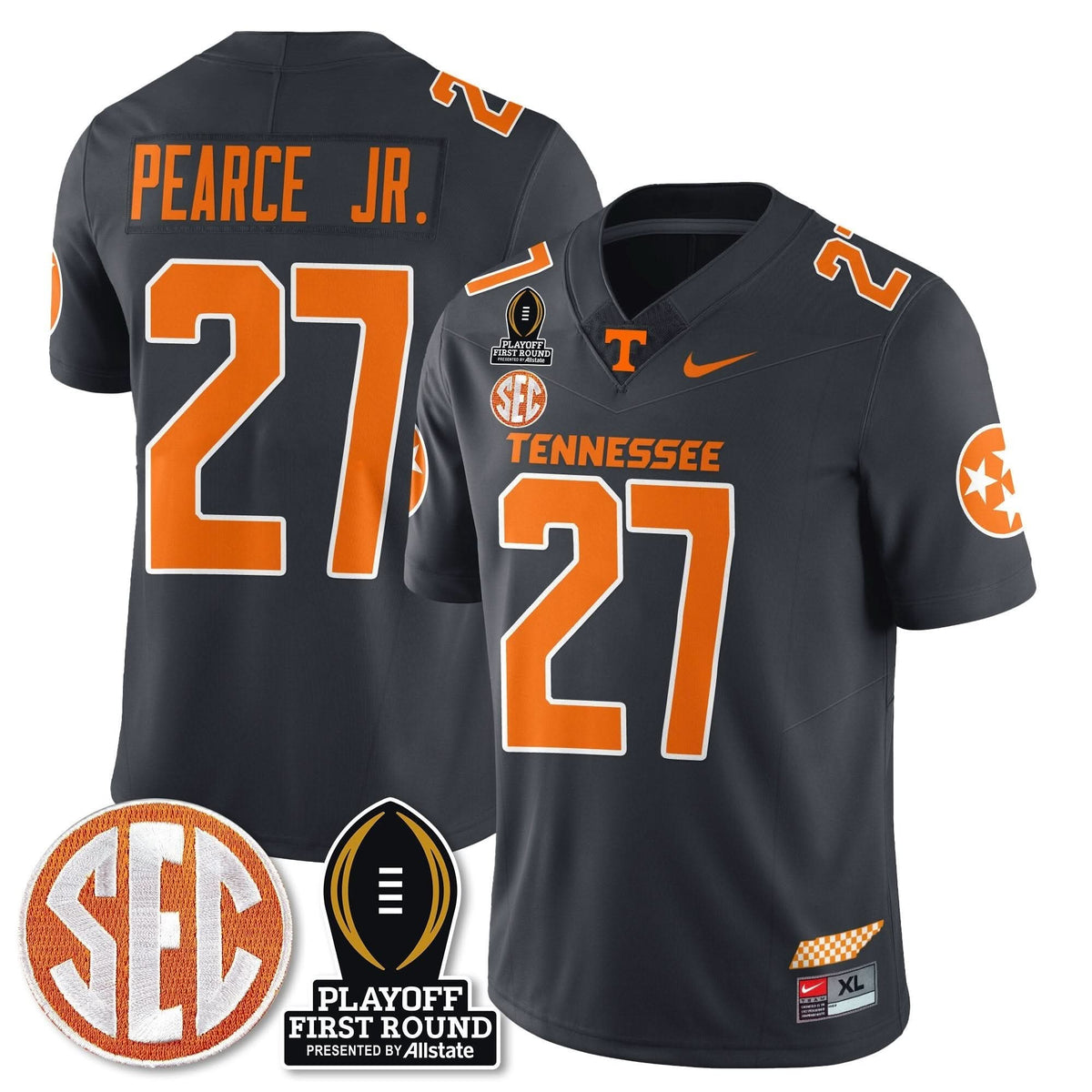 Tennessee Volunteers Football Jersey - Playoff First Round Patch