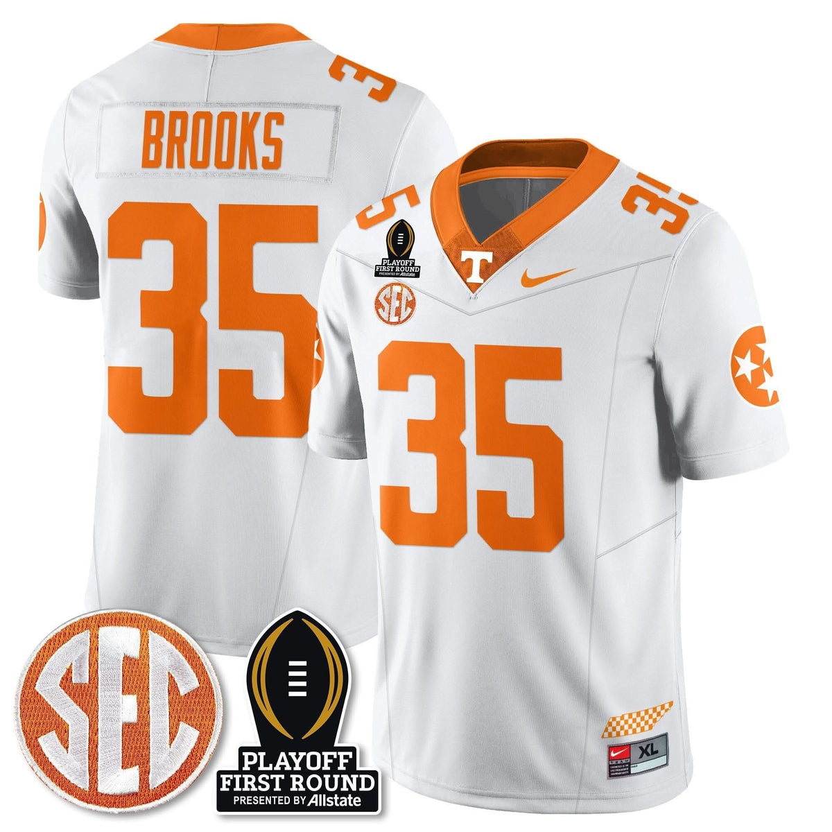 Tennessee Volunteers Football Jersey - Playoff First Round Patch