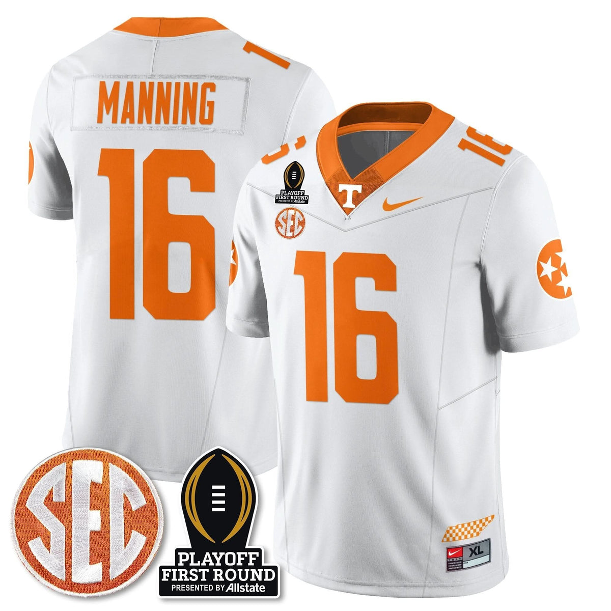 Tennessee Volunteers Football Jersey - Playoff First Round Patch