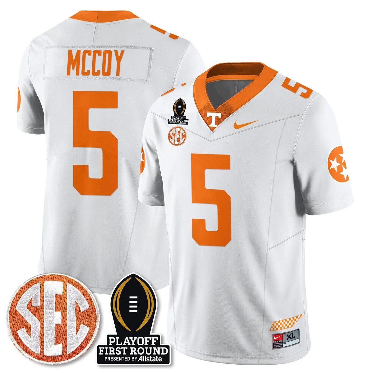 Tennessee Volunteers Football Jersey - Playoff First Round Patch