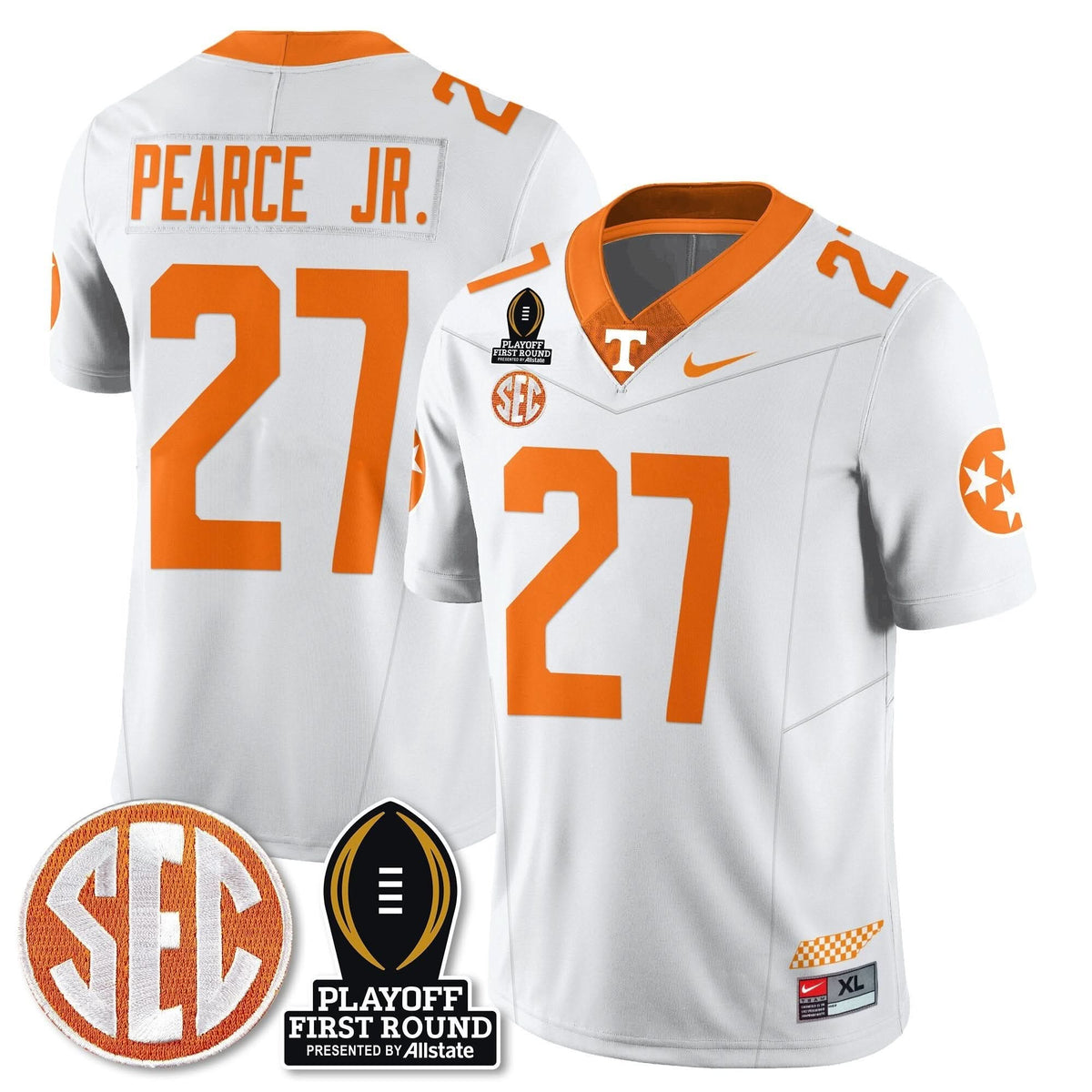 Tennessee Volunteers Football Jersey - Playoff First Round Patch