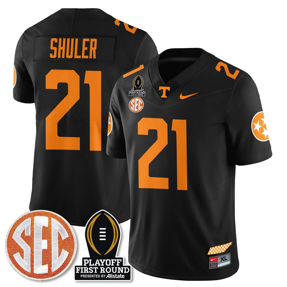 Tennessee Volunteers Football Jersey - Playoff First Round Patch