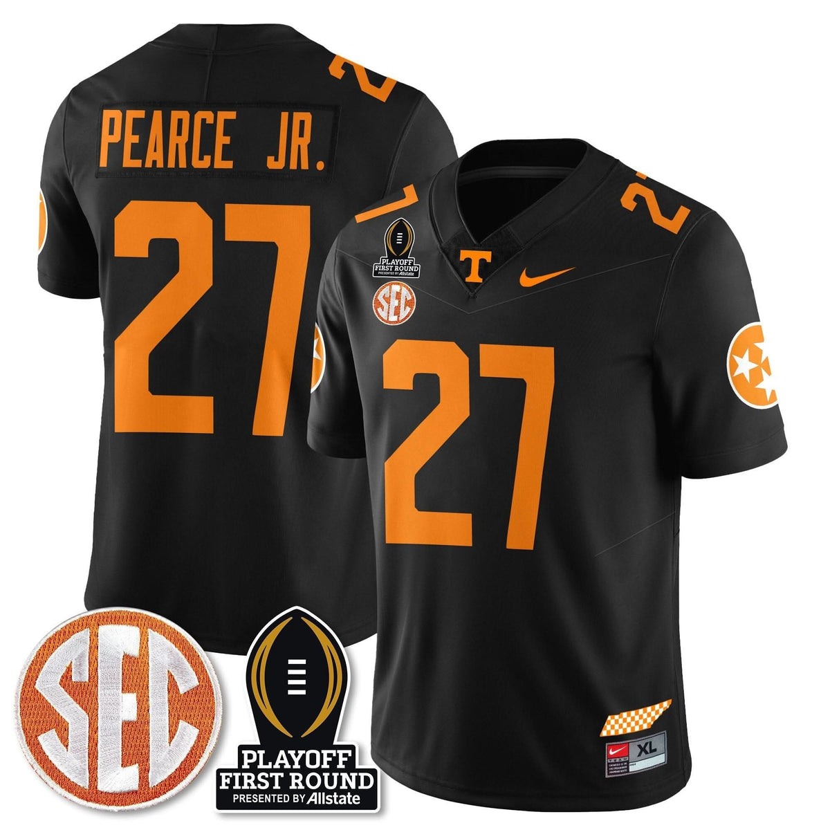 Tennessee Volunteers Football Jersey - Playoff First Round Patch