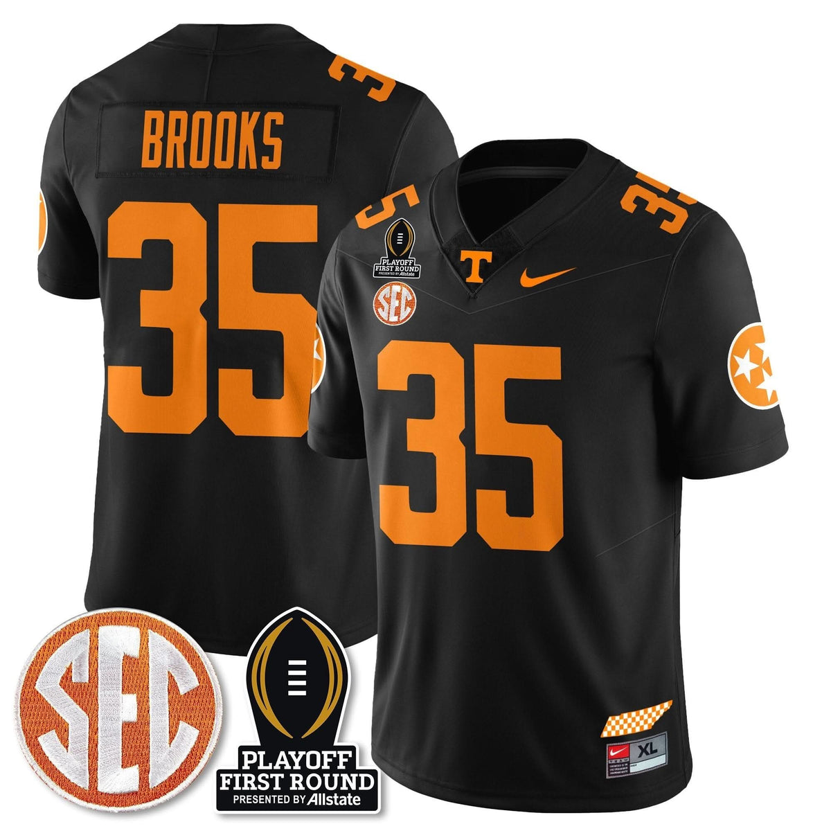 Tennessee Volunteers Football Jersey - Playoff First Round Patch