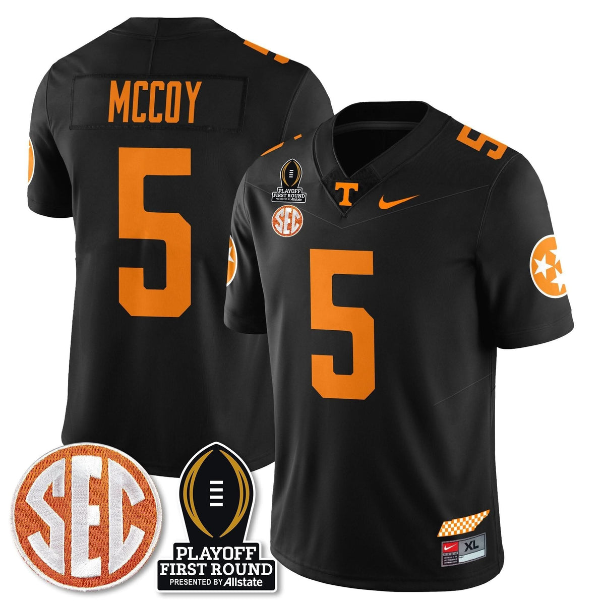 Tennessee Volunteers Football Jersey - Playoff First Round Patch