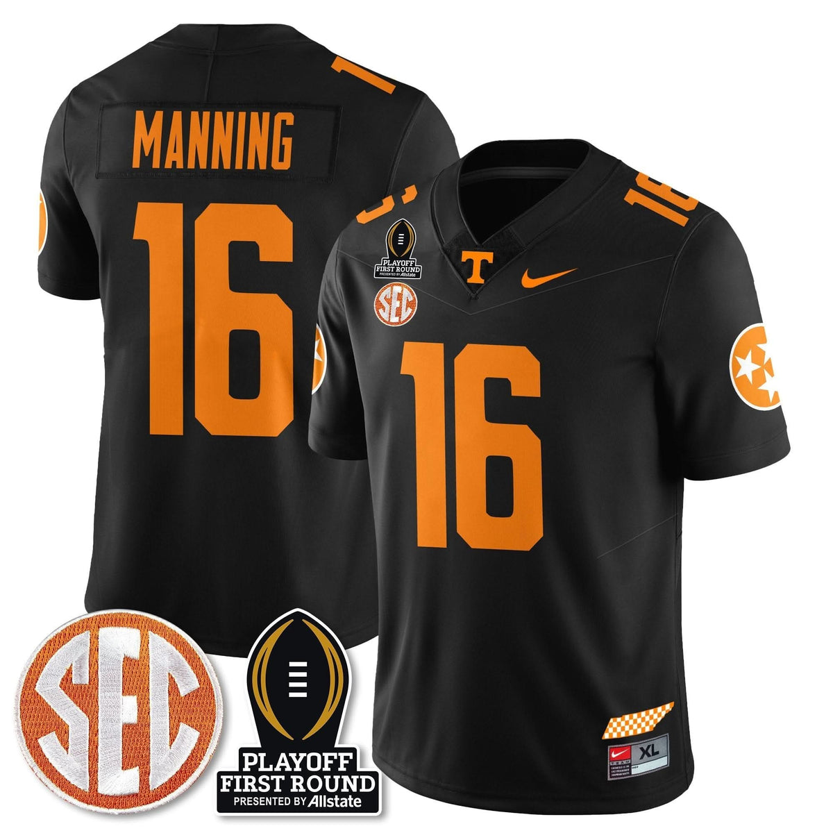Tennessee Volunteers Football Jersey - Playoff First Round Patch